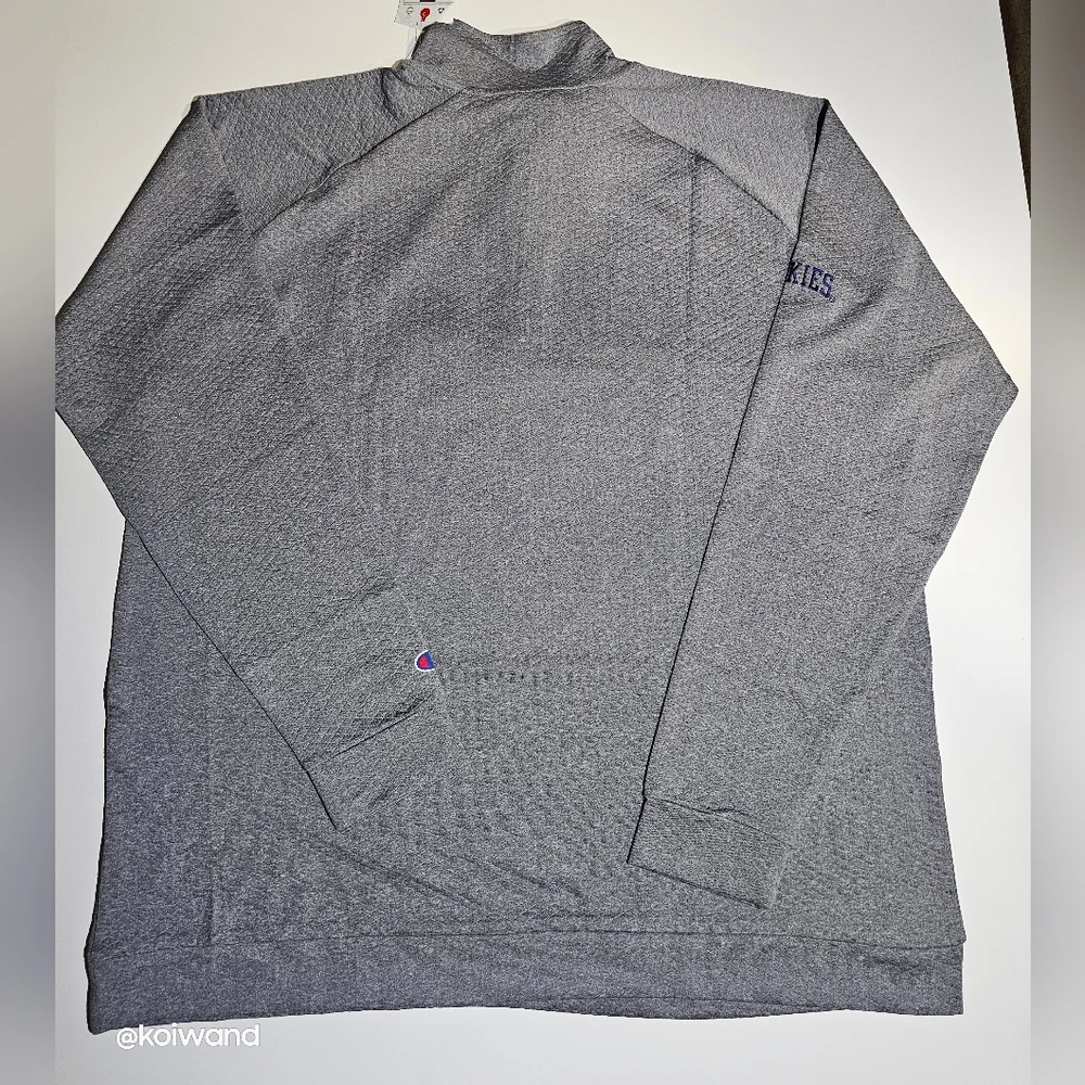 NWT Champion Men's Washington Huskies 1/4 Zip Sweatshirt With Logo Size XXL